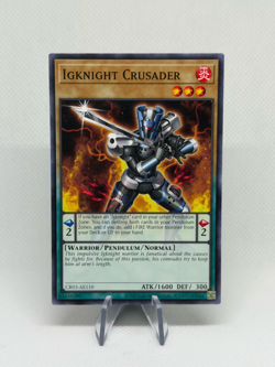 Igknight Crusader BN01-AE110 Bonus Pack Exclusive AE NM YuGiOh Card - Image 1