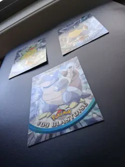 Squirtle, Wartortle, & Blastoise Topps Green Label Mint Vintage Pokemon Card Lot - Image 2