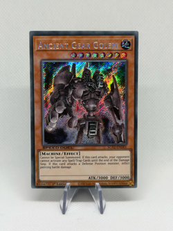 Ancient Gear Golem SGX1-END01 Secret Rare 1st Ed Near Mint YuGiOh Card - Image 1