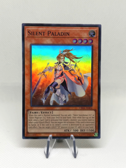 Silent Paladin CR04-AE004 Super Rare AE NM YuGiOh Card - Image 1