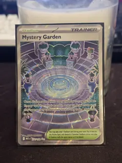 Pokemon TCG Mega Evolution Mystery Garden Full Art Trainer Card 172/132 - Image 1