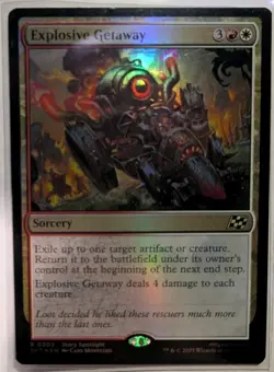 Explosive Getaway Aetherdrift Foil - MTG RARE - Image 1