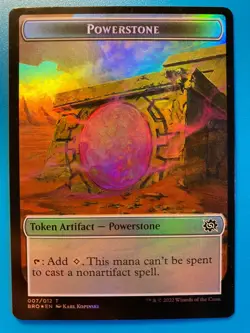 MTG 1x FOIL Laserbeak / Powerstone Token Brothers' War Transformers Magic x1 NM - Image 2