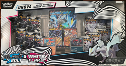 Pokemon Scarlet & Violet Black & White Bolt Flare Box Promo Kyurem Reshiram - Image 1