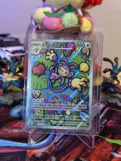 Pokemon Card Ambipom 107/094 - Illustration Rare Full Art - Phantasmal Flames - Image 1