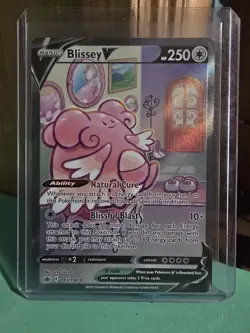 Blissey V (Alternate Full Art) 183/198 (NM) - Chilling Reign - Pokemon TCG - Image 1