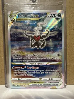 Pokemon Darkrai VSTAR Crown Zenith Galarian Gallery Ultra Rare Holo GG50/70 - Image 1