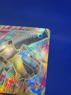 Pokemon XY Evolutions Mega M Blastoise EX 102/108 Full Art Ultra Rare HP/CREASED - Image 5