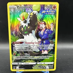 Pokemon Sword & Shield Silver Tempest Trainer Gallery TG08/TG30 Passimian - Image 1