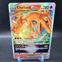 Charizard VSTAR Ultra Rare Holo Full Art Pokemon TCG #019/159 Crown Zenith - Image 1