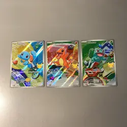 Pokemon TCG: First Partner Illustration Collection Series 1 Kanto GEN 1 Starters - Image 1