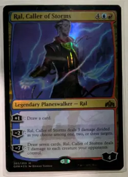 Ral, Caller of Storms Guilds of Ravnica Foil - MTG MYTHIC - Image 1