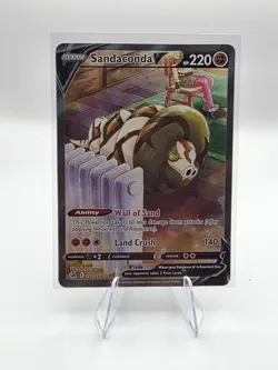 2021 Pokemon SWSH Fusion Strike Sandaconda V #252/264 - Image 1