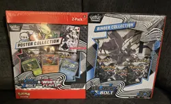 Pokemon TCG Black Bolt & White Flare Sam's Club Bundle Poster+Binder (Lot of 2) - Image 4