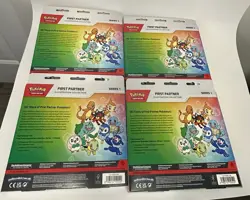 Pokemon TCG First Partner Illustration Collection Series 1 New Sealed lot of 4 - Image 2