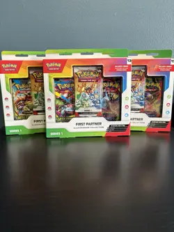 Pokemon TCG First Partner Illustration Collection Series 1 (3X) - Image 1