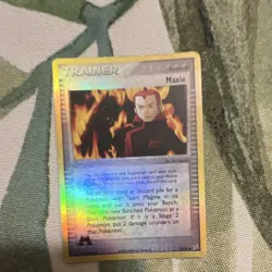 Pokemon TCG Trainer Maxie 73/95 EX Team Magma vs. Team Aqua Holo 2004 English - Image 1