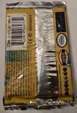 Pokemon FACTORY SEALED 1999 Base Set Unlimited Blastoise Art Booster Pack!! WOTC - Image 2