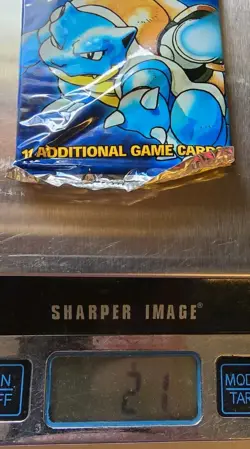 Pokemon FACTORY SEALED 1999 Base Set Unlimited Blastoise Art Booster Pack!! WOTC - Image 3