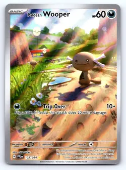 Paldean Wooper 102/094 Illustration Rare Phantasmal Flames Pokemon Near Mint - Image 1