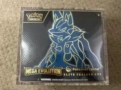 Mega Evolution Glaceon Pokemon Center Elite Trainer Box Sealed with Acrylic Case - Image 1
