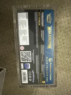Mega Evolution Glaceon Pokemon Center Elite Trainer Box Sealed with Acrylic Case - Image 2