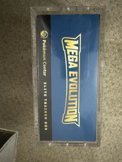 Mega Evolution Glaceon Pokemon Center Elite Trainer Box Sealed with Acrylic Case - Image 3