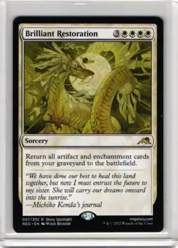 Brilliant Restoration - NM (NEO) Kamigawa: Neon Dynasty Regular MTG - Image 1