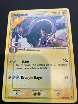 Dragonair - 41/113 (Delta Species) Uncommon Pokemon TCG English 2005 Vintage Lp - Image 1