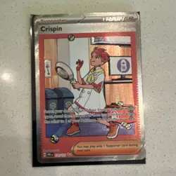 Pokemon TCG Crispin Full Art Trainer 171/131 Prismatic Evolutions Holo - Image 1