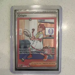 Pokemon TCG Crispin Full Art Trainer 171/131 Prismatic Evolutions Holo - Image 3