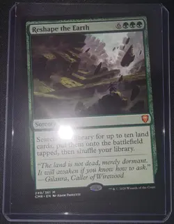 Reshape the Earth Commander Legends Mythic Regular NM Magic the Gathering MTG - Image 1