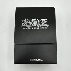Konami Yu-Gi-Oh! TCG Black Plastic Vintage Deck Box Storage Case - Image 1