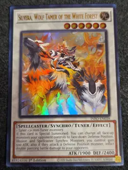 Yu-Gi-Oh! Silvera, Wolf Tamer of the White Forest INFO-EN038 Ultra Rare - Image 1