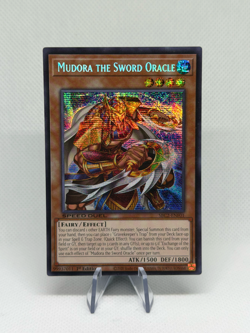 Mudora the Sword Oracle SBC2-ENF01 Secret Rare 1st Edition NM YuGiOh - Image 1