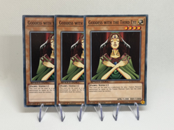 Goddess with the Third Eye SGX2-ENA05 Playset x3 Common 1st Edition NM YuGiOh - Image 1