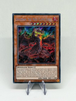 Dogoran, the Mad Flame Kaiju SGX2-ENC08 Secret Rare Near Mint YuGiOh - Image 1