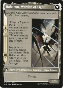 MTG Dion, Bahamut's Dominant (Extended Art) Normal NM FINAL FANTASY Magic 428 - Image 2