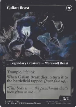 MTG Vincent Valentine (Extended Art) Normal NM FINAL FANTASY Magic 454 - Image 2