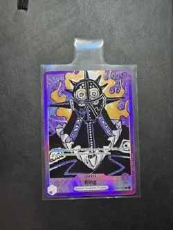 2022 One Piece Romance Dawn King Alt Art Leader OP01-091 English - Image 3