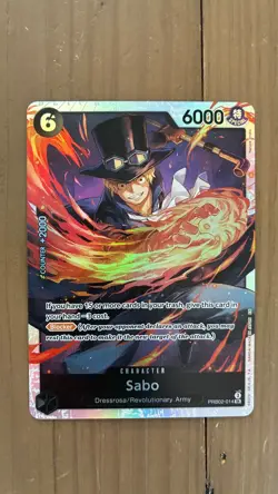 SABO - One Piece PRB02-014 - SR Super Rare - Premium Booster The Best Vol. 2⚓ - Image 1