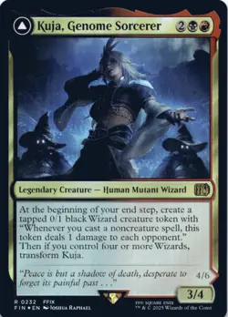 MTG Kuja, Genome Sorcerer Foil NM FINAL FANTASY Magic 232 - Image 1