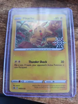 Pikachu - (Holiday Calendar) SWSH153 SWSH: Sword & Shield Promo Cards Holo - Image 1