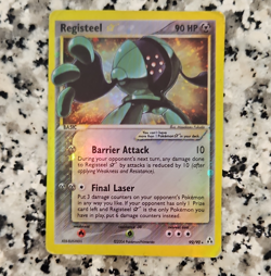 Pokemon Registeel Star EX Legend Maker 92/92 Ultra Rare Holo Basic 90 HP Card - Image 1