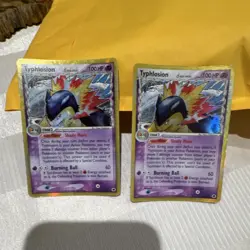 Typhlosion EX Delta Species Holo Stage 2 Pokemon Cards 2x English 12/113 - Image 1