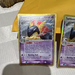 Typhlosion EX Delta Species Holo Stage 2 Pokemon Cards 2x English 12/113 - Image 2