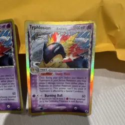 Typhlosion EX Delta Species Holo Stage 2 Pokemon Cards 2x English 12/113 - Image 3