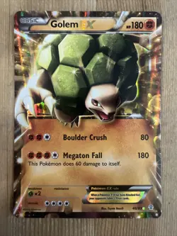 Golem EX 46/83 Generations Full Art Ultra Rare Holo Pokemon Card NM - Image 1