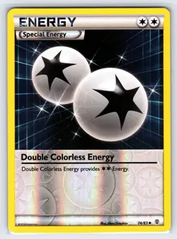 Double Colorless Energy 74/83 Generations Set Pokemon Card Reverse Holo Uncommon - Image 1