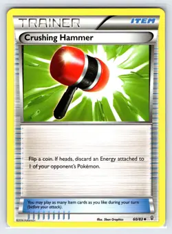 Crushing Hammer 60/83 Generations 20th Anniversary Pokemon Card Trainer - Nm - Image 1